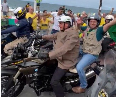 Roma Na Garupa Come A Motociata De Jair Bolsonaro Veja V Deo