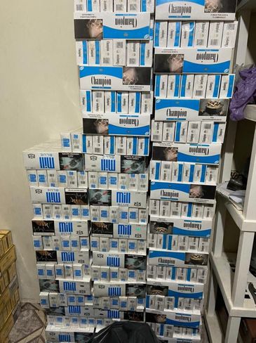 Cigarros apreendidos em Ponta Grossa-PR