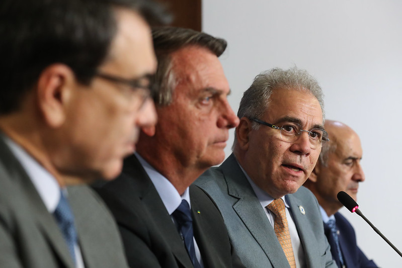 Bolsonaro e Queiroga