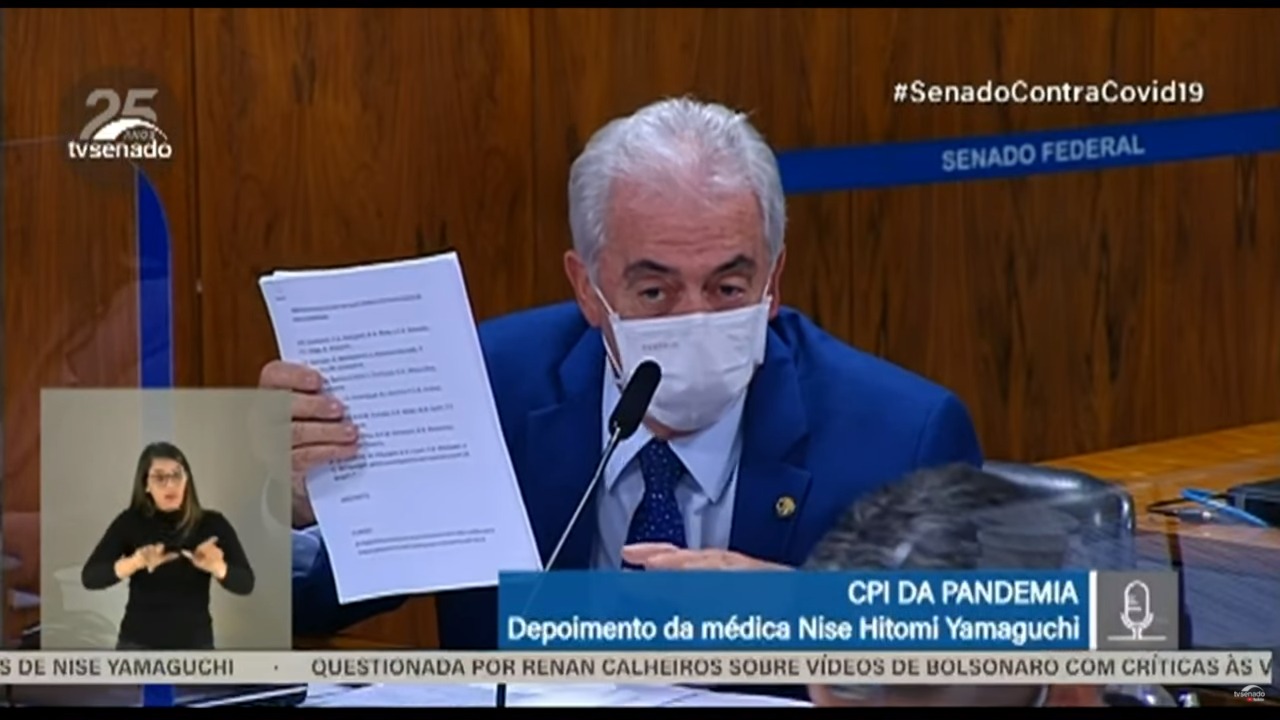 Senado CPI Covid Yamaguchi Nise