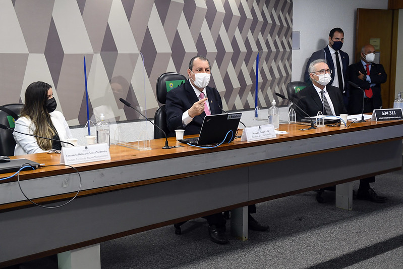 Aziz desabafo CPI Pandemia Senado