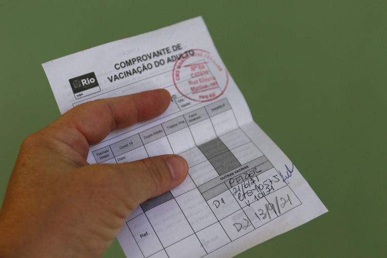 Comprovante de vacinação contra a Covid-19