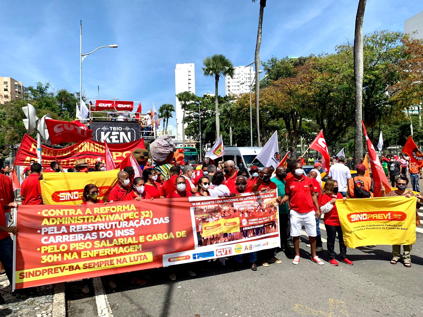 Servidores protesto contra Refroma Administrativa