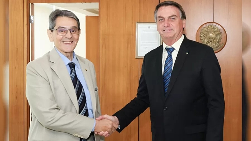 Bolsonaro e Roberto Jefferson