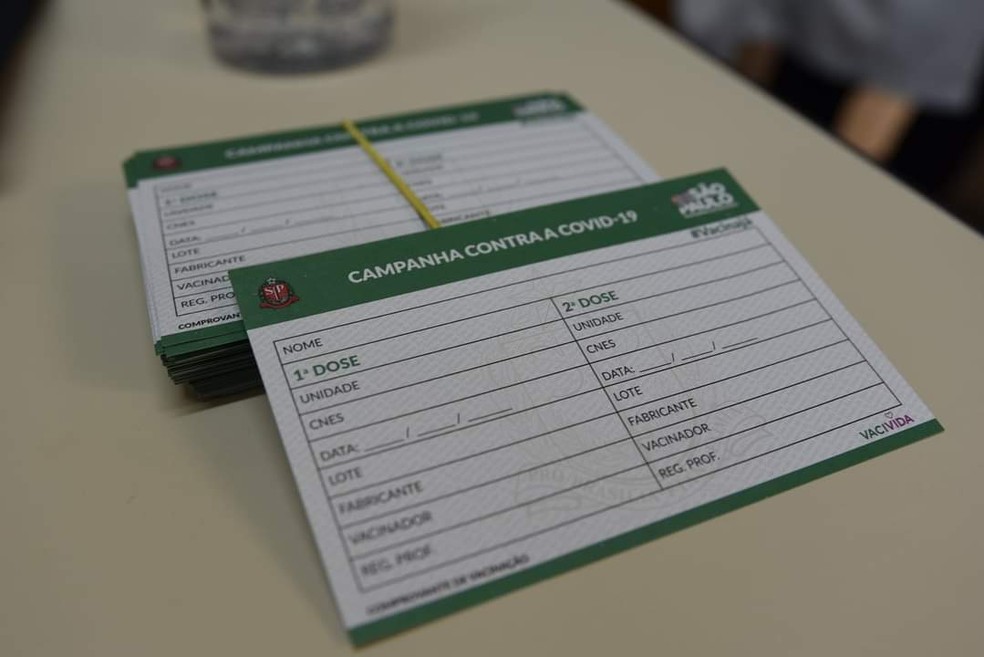 Cartão Vacina Covid Passaporte vacina
