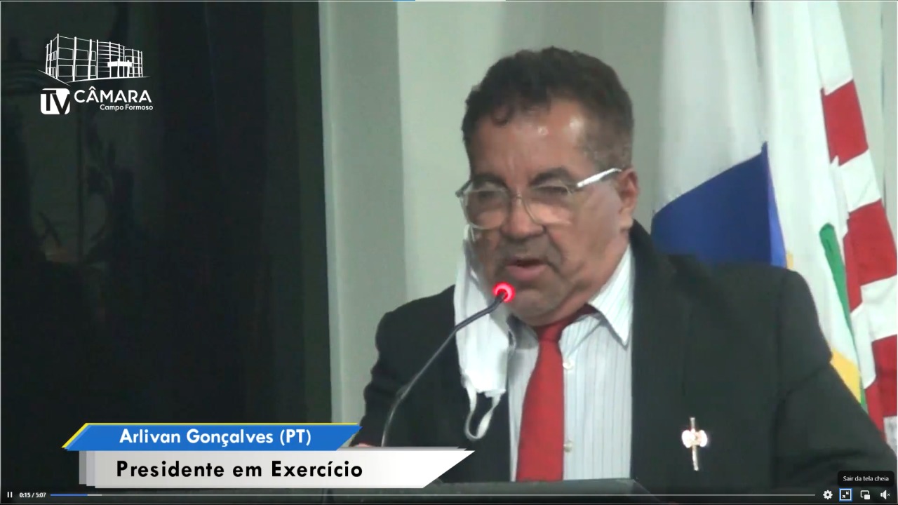 Vereador Arlivan Carvalho Gonçalves