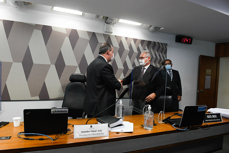 Senado Omar Aziz e Calheiros