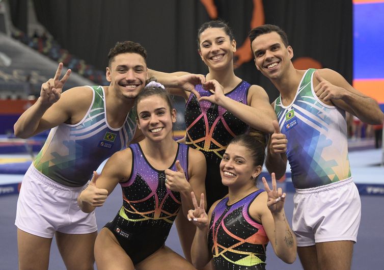 seleção brasileira - ginástica de trampolim