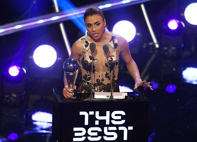 Premios ''FIFA the Best 2018'' - Marta Melhor do mundo 