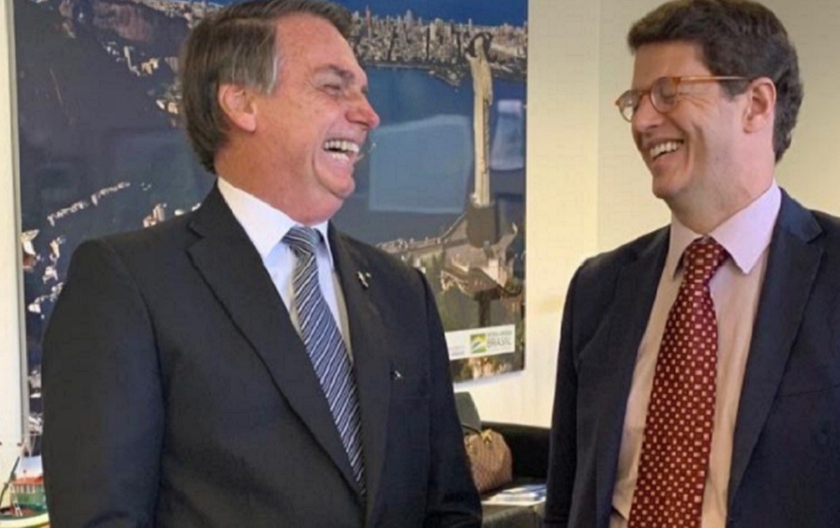 Ricardo Salles e Jair Bolsonaro