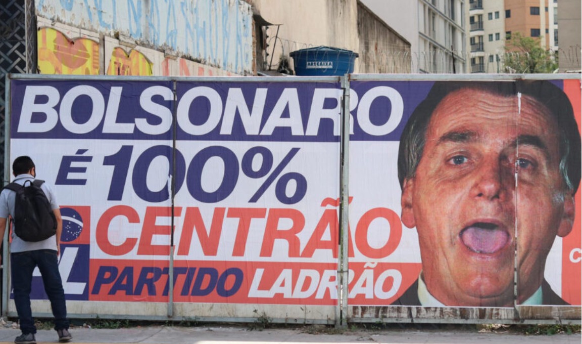Cartaz Bolsonaro