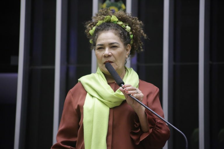 Perpétua Almeida discursa no plenário