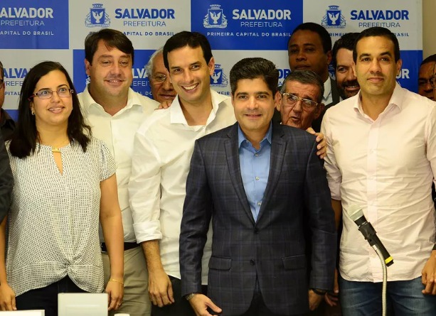 ACM Neto Bruno e Leo Prates