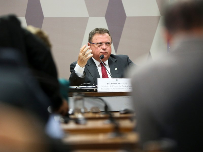 Ex ministro da Agricultura, Pecuária e Abastecimento, Blairo Maggi