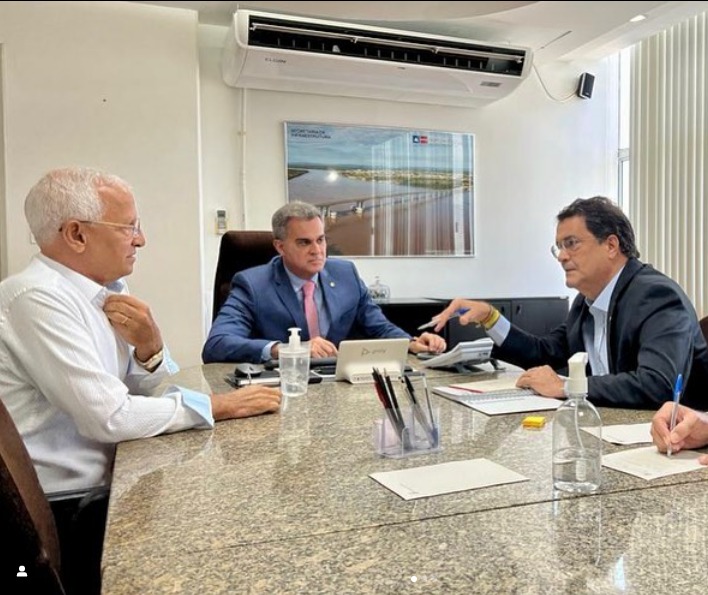 Secretários Angelo e Sérgio Brito