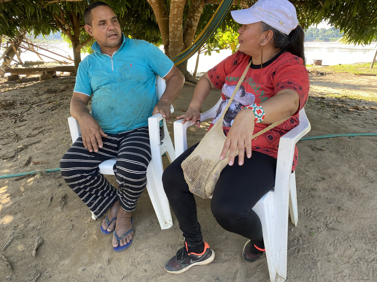 Raimundo Junior, ex agricultor e atual garimpeiro