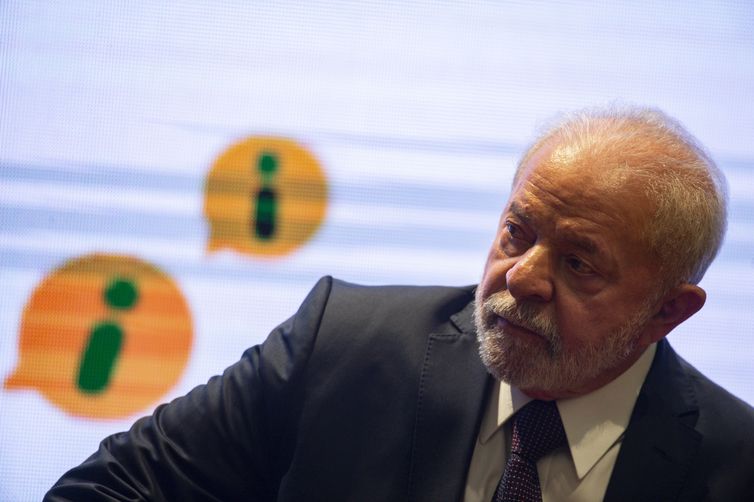 Brasília (DF), 16/05/2023 - O presidente Luiz Inácio Lula da Silva durante a abertura do seminário Transparência e Acesso à Informação: Desafios para uma Nova Década. Foto: Marcelo Camargo/Agência Brasil
