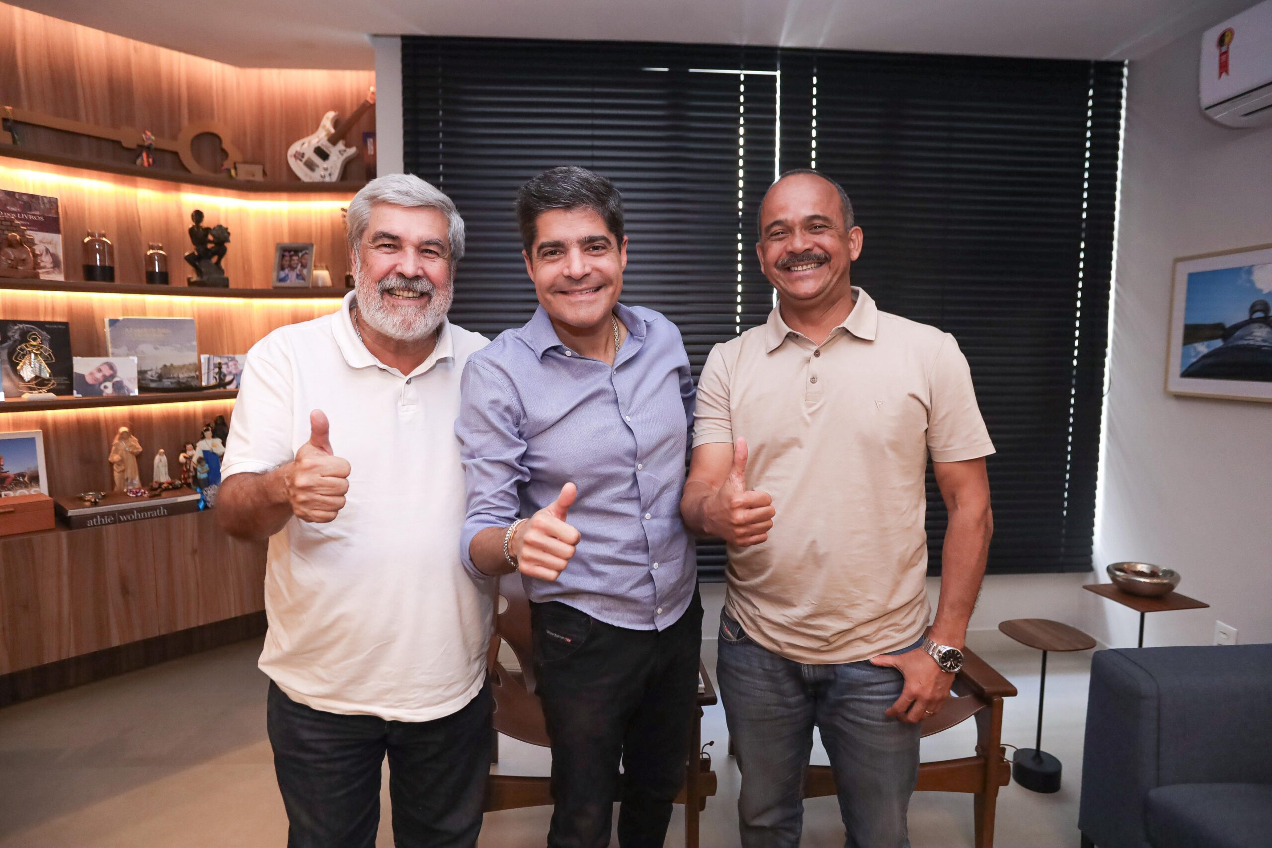 ACM Neto, Hélder e Elinaldo