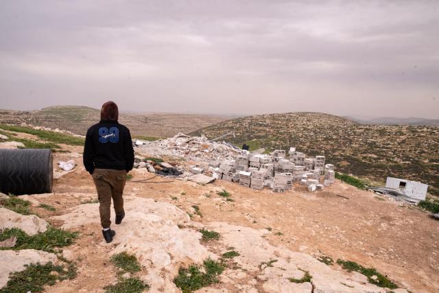 O jovem palestino Ali Awad