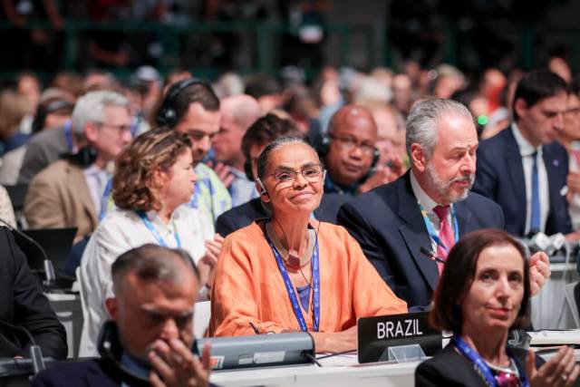 Marina Silva, no encerramento da COP28 em Dubai
