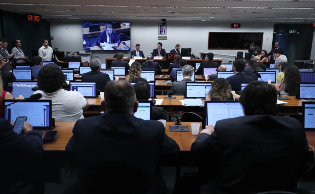 Votação do relatório da CPI das Americanas, em setembro de 2023
