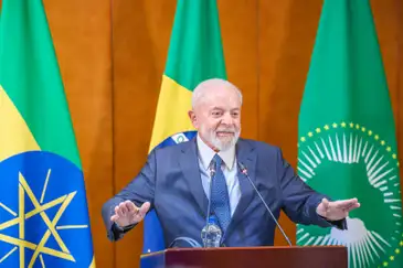 18.02.2024 - Presidente da República, Luiz Inácio Lula da Silva, durante Coletiva de imprensa. Adis Abeba - Etiópia.  
Foto: Ricardo Stuckert / PR
