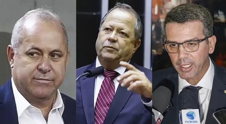 Caso Marielle Franco - Domingos Brazão, seu irmão Chiquinho Brazão e Rivaldo Barbosa. Os três foram presos por forte envolvimento com o assassinato de Marielle Franco Foto: Alerj, ABr