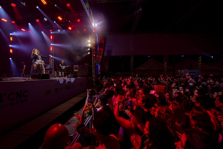 Brasília (DF), 08/03/2024, Shows de encerramento da 4ª Conferência Nacional de Cultura. Foto: Gilberto Soares/Minc