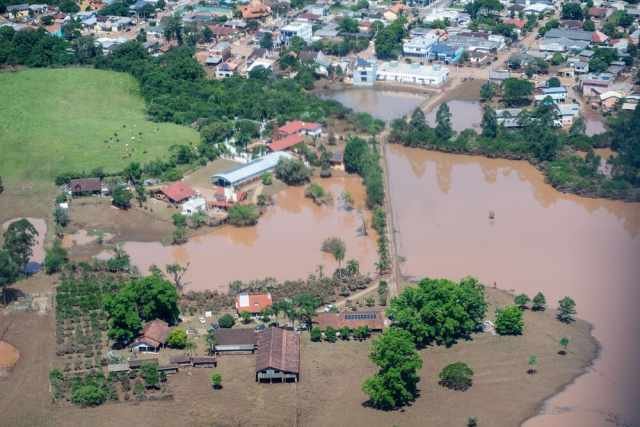 Enchente em São Sebastião Do Caí, Rio Grande do Sul, no ano de 2023