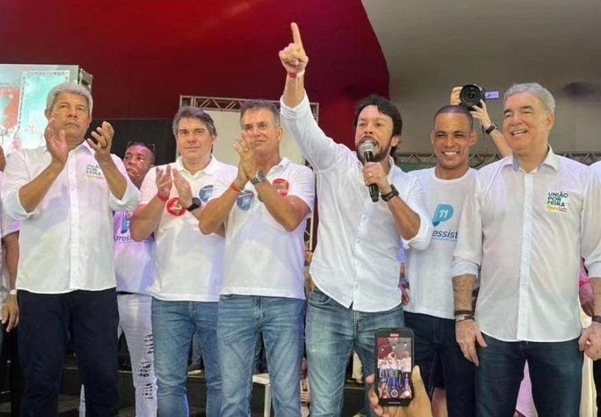 PP comparece em peso e mostra força do partido em Feira durante lançamento da pré-candidatura a prefeito do PT: “agora é a vez de Zé Neto”