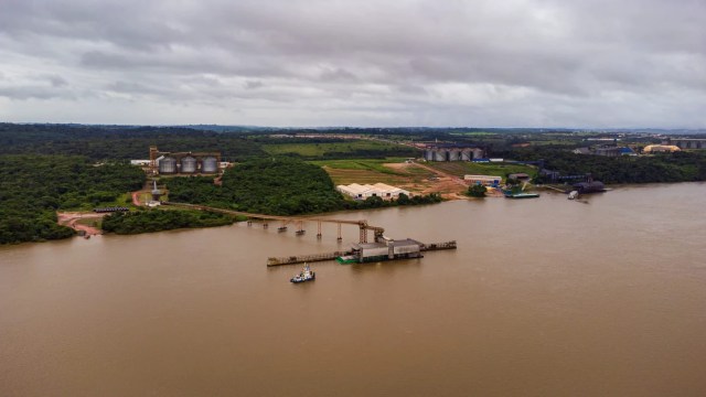 Porto da Cargill em Itaituba, no rio Tapajós