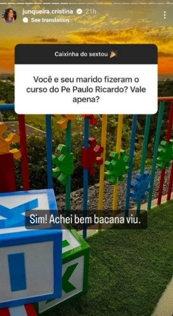 Junqueira divulgou também curso de padre ultraconservador e bolsonarista, em maio de 2024