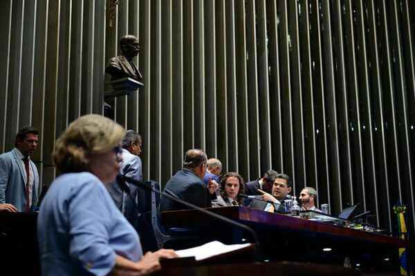 Líder do governo no Senado Federal, senadora Teresa Leitão (PT-PE) em discurso à tribuna.